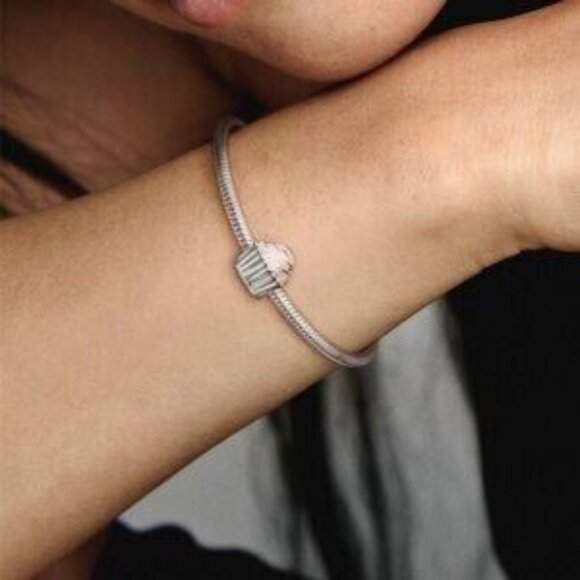 Pandora Pink Cupcake Charm,Perfect Condition - Picture 4 of 4